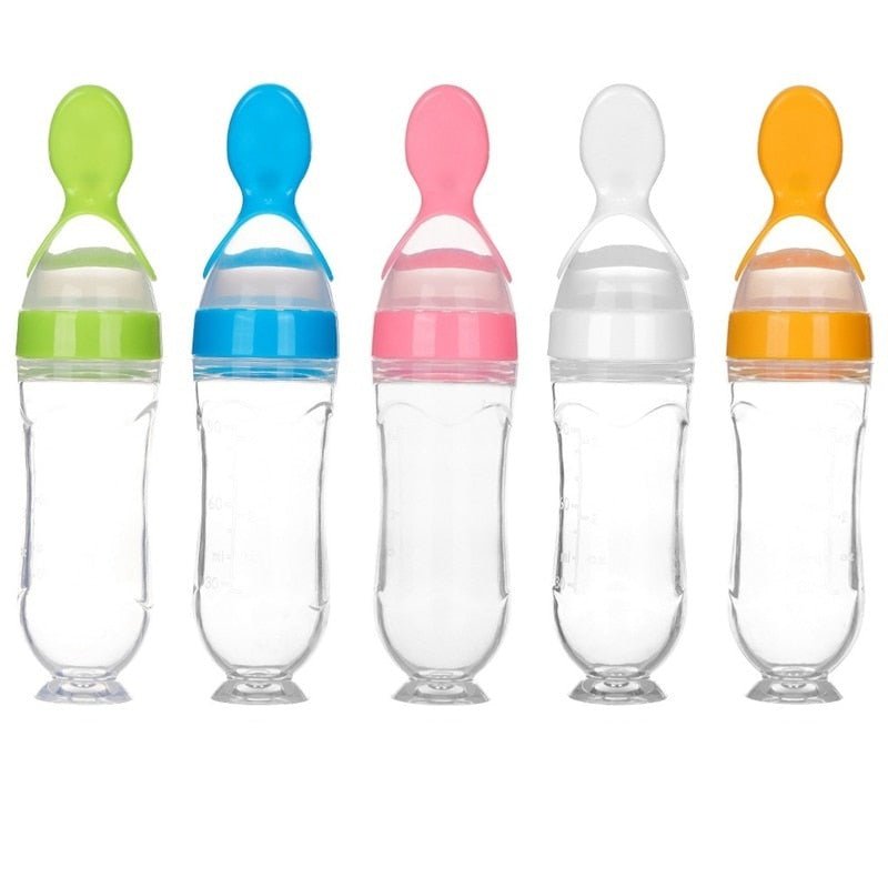 Biberon avec cuillère pour nouveau-né | EasyBottle™ - Bibounet