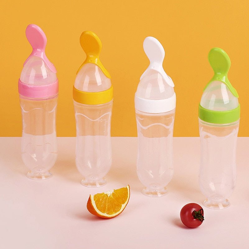 Biberon avec cuillère pour nouveau-né | EasyBottle™ - Bibounet