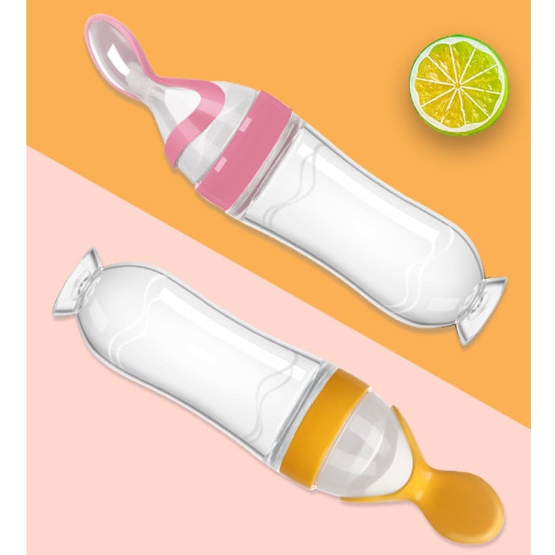 Biberon avec cuillère pour nouveau-né | EasyBottle™ - Bibounet