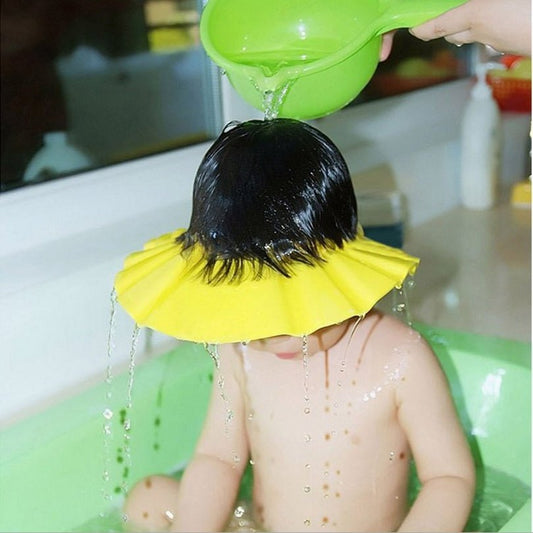 Visière chapeau pour douche bébé I ShampooCap™ - Bibounet
